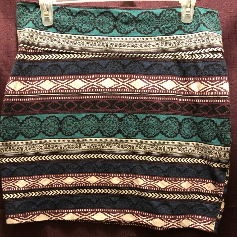 This Pattern!! Charlotte Russe Mini Skirt